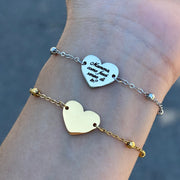 Bracciale cuore baby
