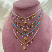 Collana Coralia cuore sacro