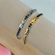 Bracciale Tennis nero