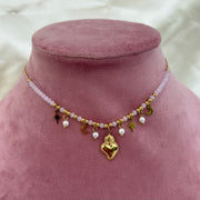 Collana Coralia cuore sacro