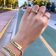 Bracciale tennis baguette