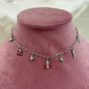 Collana Cherry multicharms