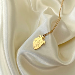 Collana cuore anatomico