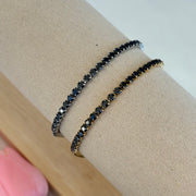 Bracciale Tennis nero