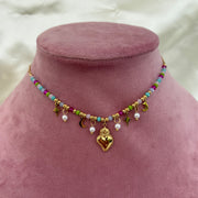 Collana Coralia cuore sacro