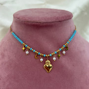 Collana Coralia cuore sacro