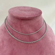 Collana torchon argento