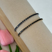 Bracciale Tennis nero