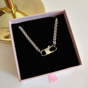 Collana bold gancio argento