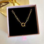 Collana circle groumette oro