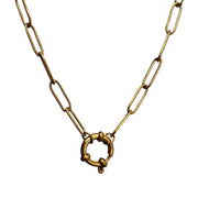 Collana circle groumette oro