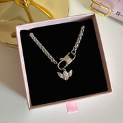 Collana bold gancio argento