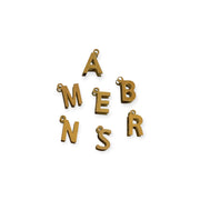 Ciondolo letterina oro